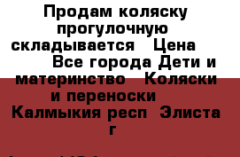 Продам коляску прогулочную, складывается › Цена ­ 3 000 - Все города Дети и материнство » Коляски и переноски   . Калмыкия респ.,Элиста г.